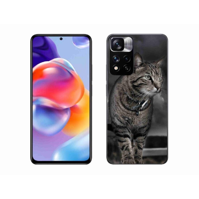 Gelový kryt mmCase na mobil Xiaomi Redmi Note 11 Pro+ 5G - kočka