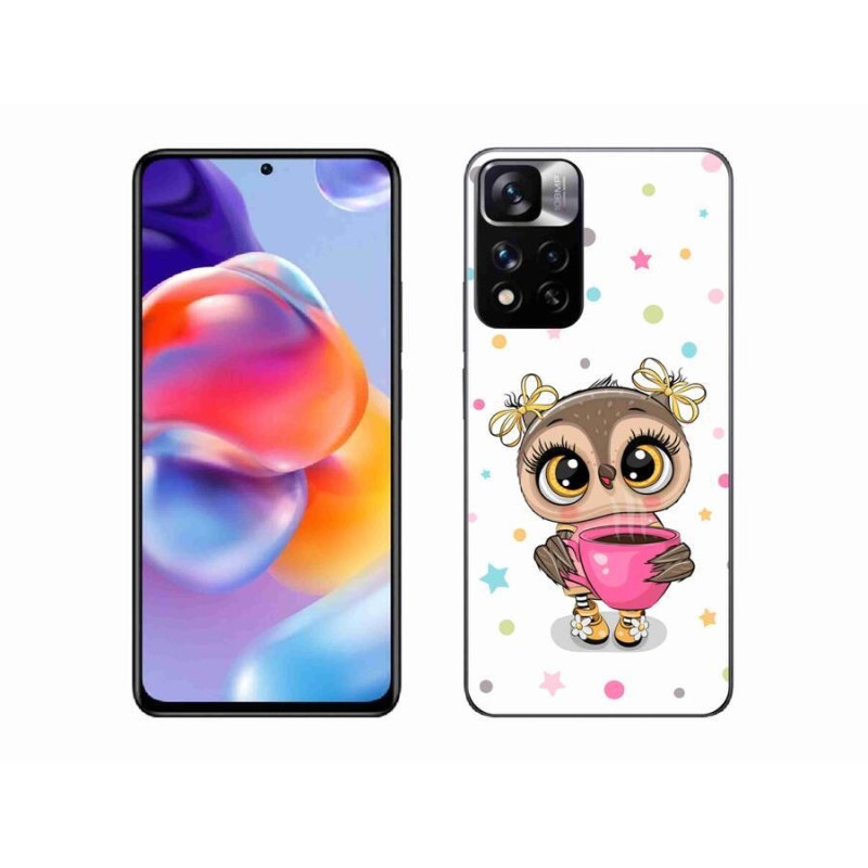 Gelový kryt mmCase na mobil Xiaomi Redmi Note 11 Pro+ 5G - kreslená sovička