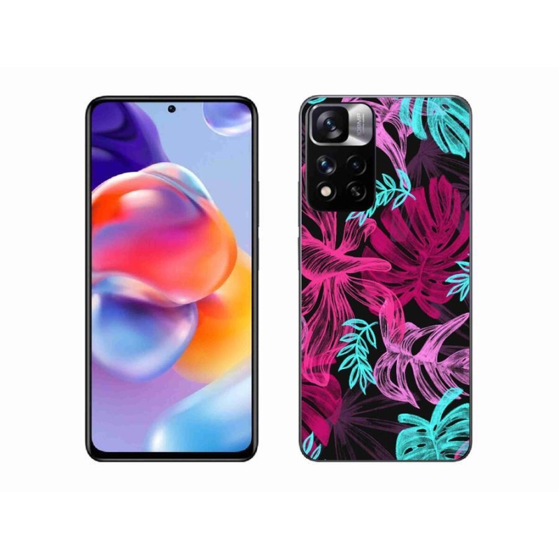 Gelový kryt mmCase na mobil Xiaomi Redmi Note 11 Pro+ 5G - květiny 1