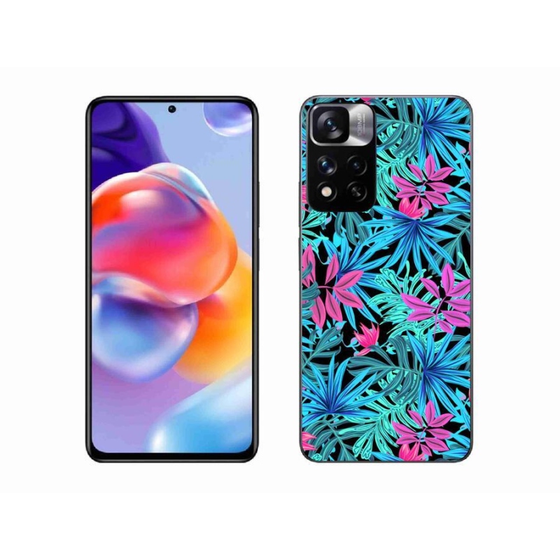 Gelový kryt mmCase na mobil Xiaomi Redmi Note 11 Pro+ 5G - květiny 3