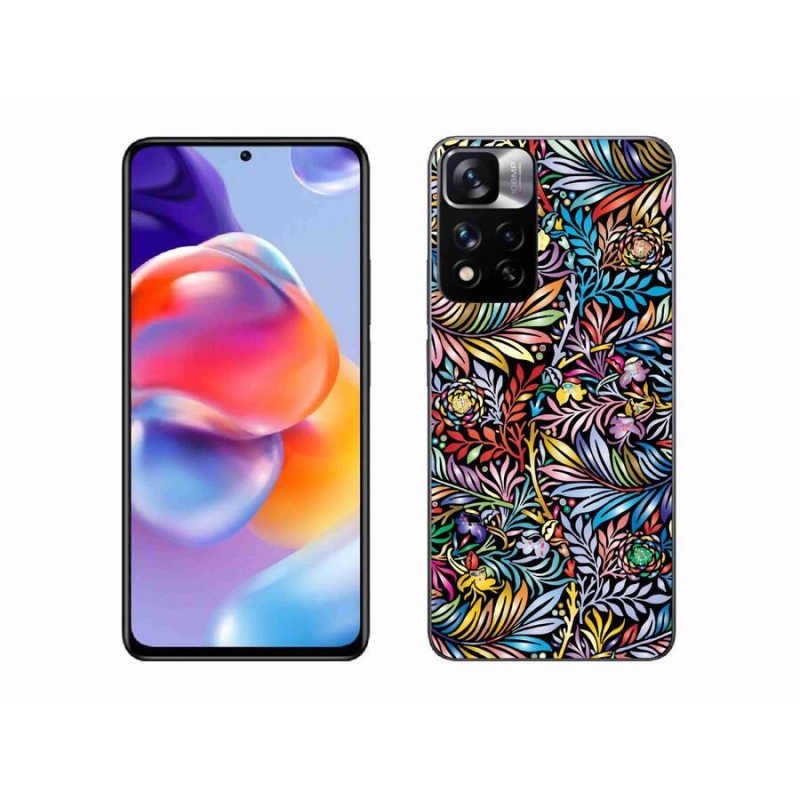 Gelový kryt mmCase na mobil Xiaomi Redmi Note 11 Pro+ 5G - květiny 5