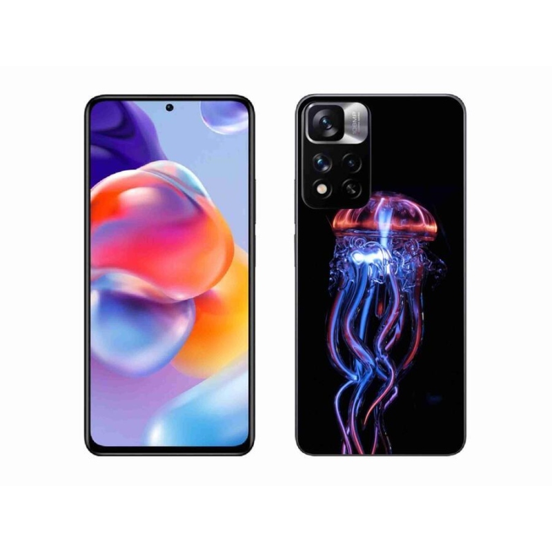 Gelový kryt mmCase na mobil Xiaomi Redmi Note 11 Pro+ 5G - medúza