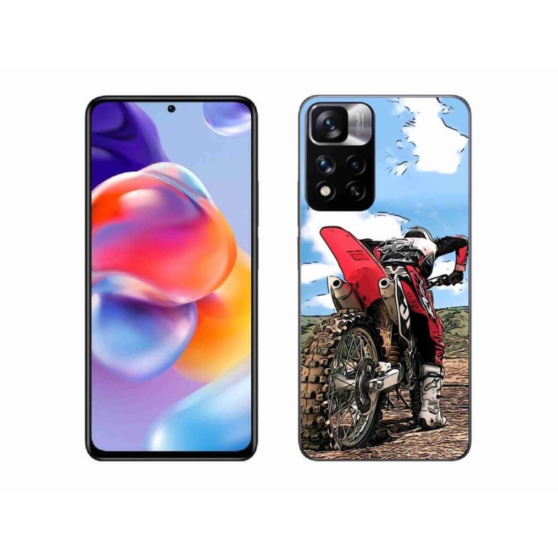 Gelový kryt mmCase na mobil Xiaomi Redmi Note 11 Pro+ 5G - moto