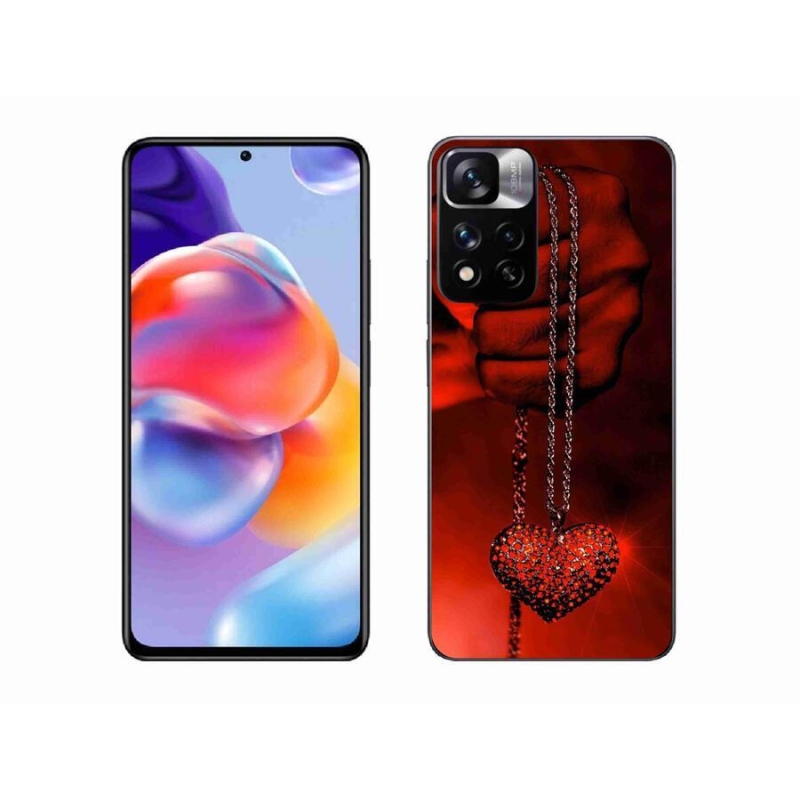 Gelový kryt mmCase na mobil Xiaomi Redmi Note 11 Pro+ 5G - náhrdelník