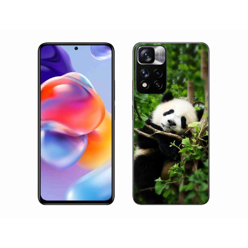 Gelový kryt mmCase na mobil Xiaomi Redmi Note 11 Pro+ 5G - panda