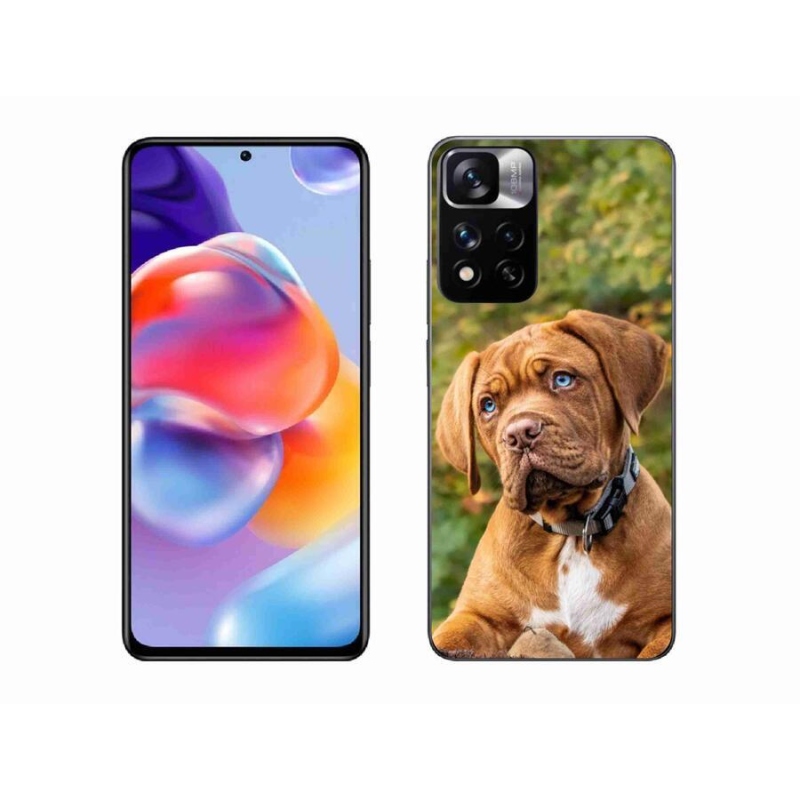 Gelový kryt mmCase na mobil Xiaomi Redmi Note 11 Pro+ 5G - štěně