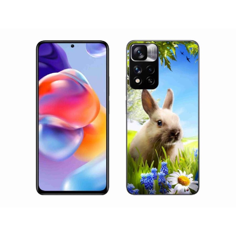 Gelový kryt mmCase na mobil Xiaomi Redmi Note 11 Pro+ 5G - zajíček
