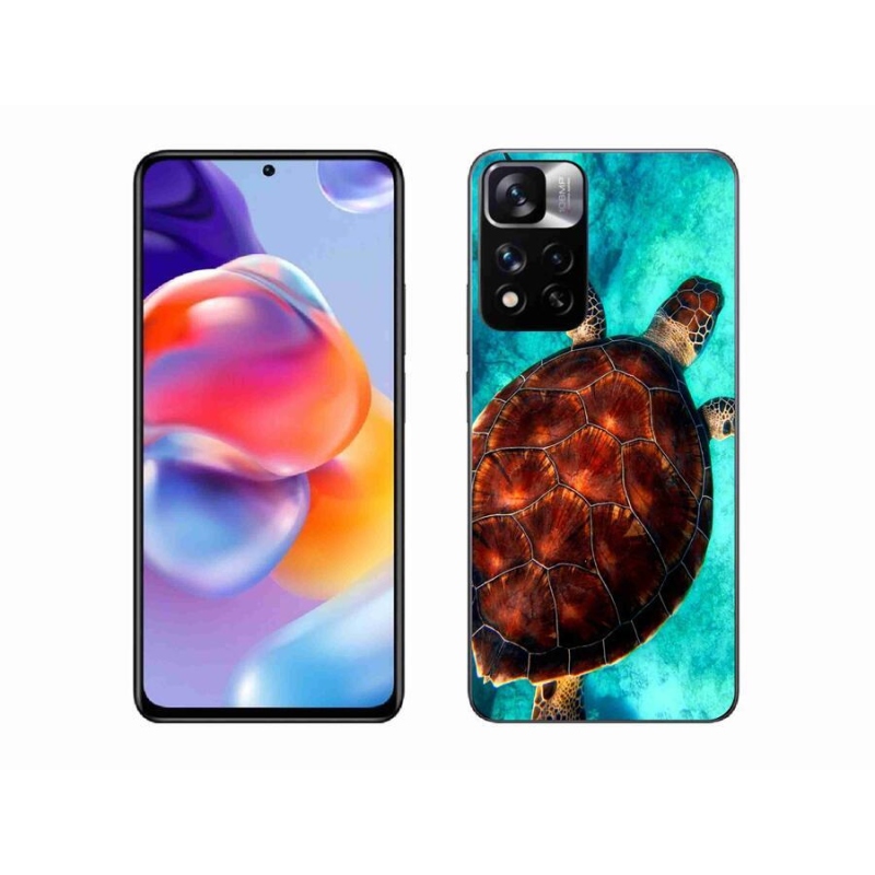 Gelový kryt mmCase na mobil Xiaomi Redmi Note 11 Pro+ 5G - želva