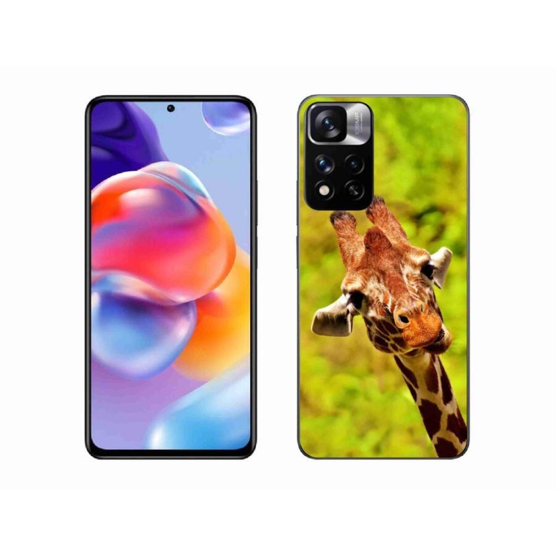 Gelový kryt mmCase na mobil Xiaomi Redmi Note 11 Pro+ 5G - žirafa