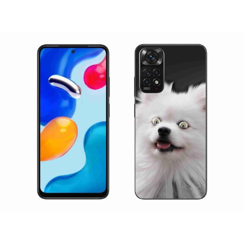 Gelový kryt mmCase na mobil Xiaomi Redmi Note 11S 4G - bílý špic