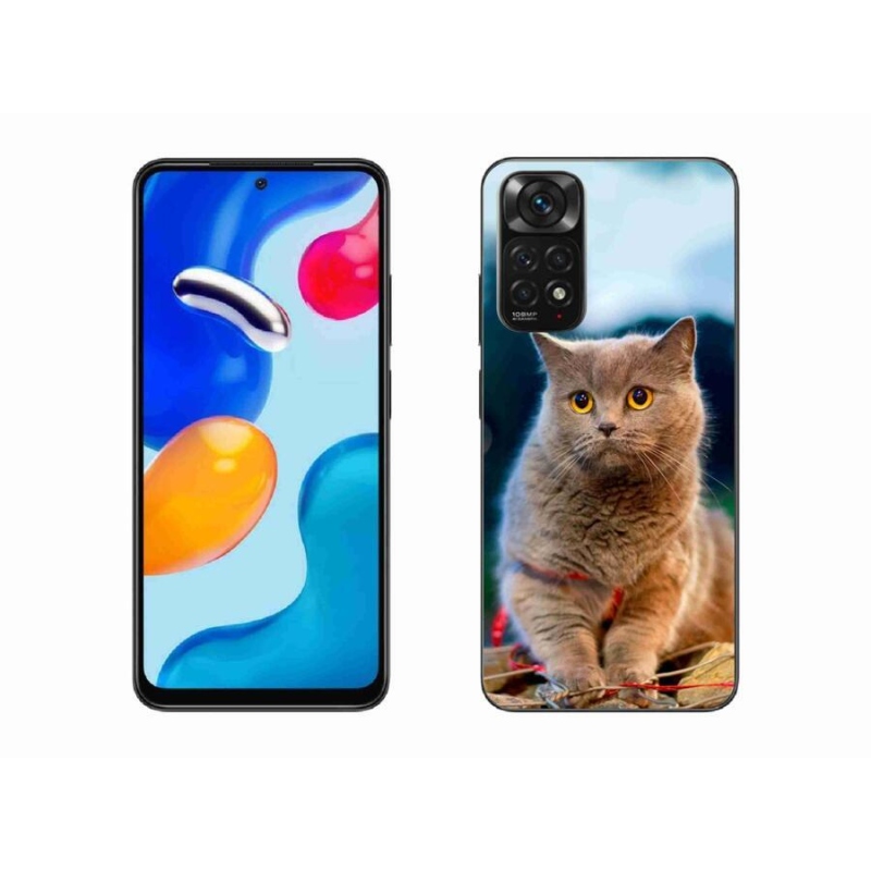 Gelový kryt mmCase na mobil Xiaomi Redmi Note 11S 4G - britská modrá 2