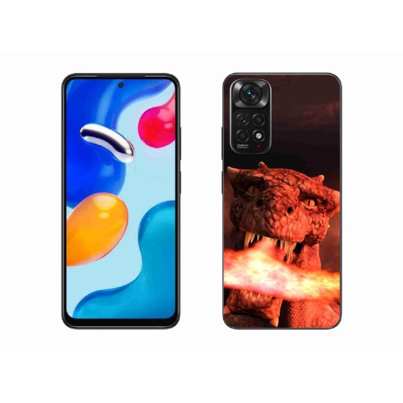 Gelový kryt mmCase na mobil Xiaomi Redmi Note 11S 4G - drak