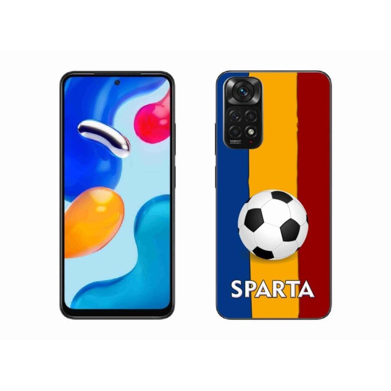 Gelový kryt mmCase na mobil Xiaomi Redmi Note 11S 4G - fotbal 1
