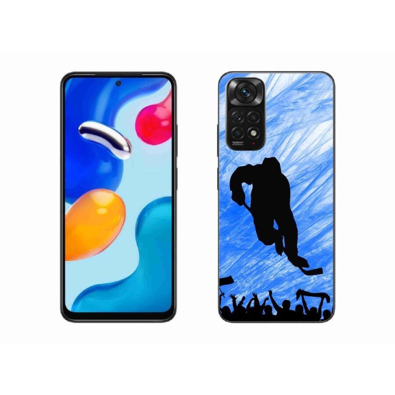 Gelový kryt mmCase na mobil Xiaomi Redmi Note 11S 4G - hokejový hráč