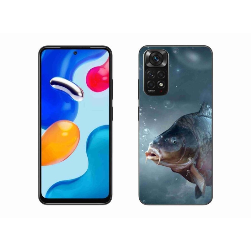 Gelový kryt mmCase na mobil Xiaomi Redmi Note 11S 4G - kapr a bublinky