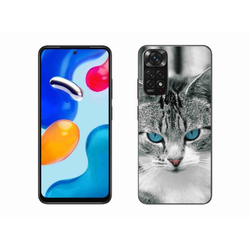 Gelový kryt mmCase na mobil Xiaomi Redmi Note 11S 4G - kočičí pohled 1