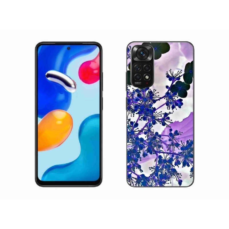Gelový kryt mmCase na mobil Xiaomi Redmi Note 11S 4G - květ hortenzie