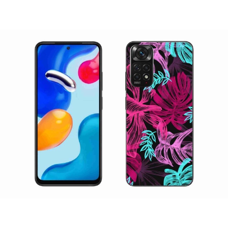 Gelový kryt mmCase na mobil Xiaomi Redmi Note 11S 4G - květiny 1