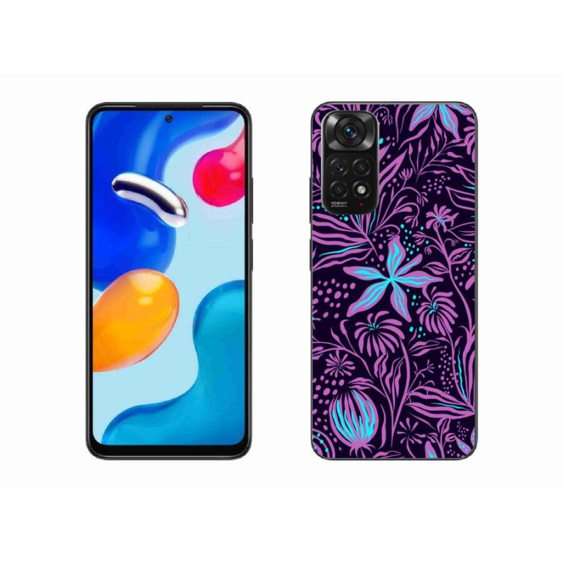 Gelový kryt mmCase na mobil Xiaomi Redmi Note 11S 4G - květiny 2