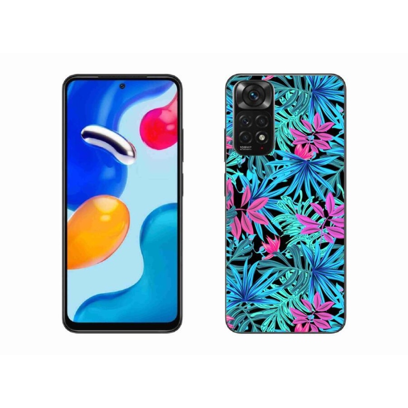 Gelový kryt mmCase na mobil Xiaomi Redmi Note 11S 4G - květiny 3