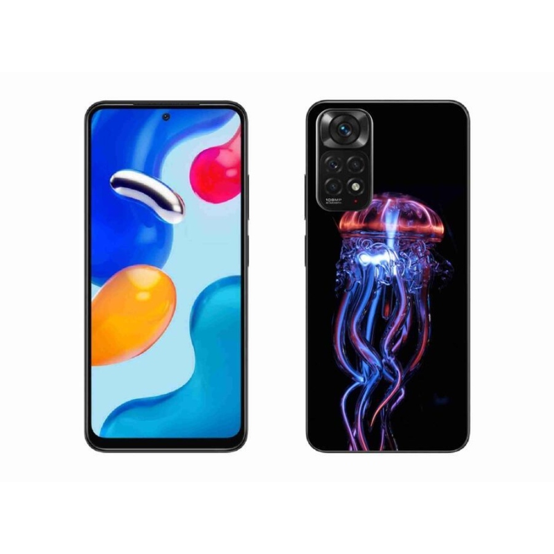 Gelový kryt mmCase na mobil Xiaomi Redmi Note 11S 4G - medúza