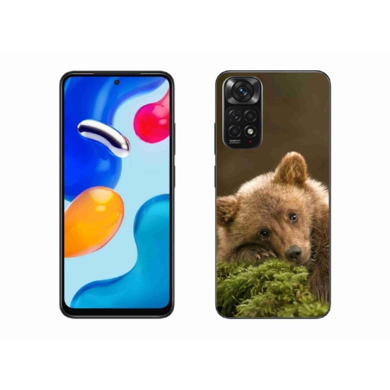 Gelový kryt mmCase na mobil Xiaomi Redmi Note 11S 4G - medvěd