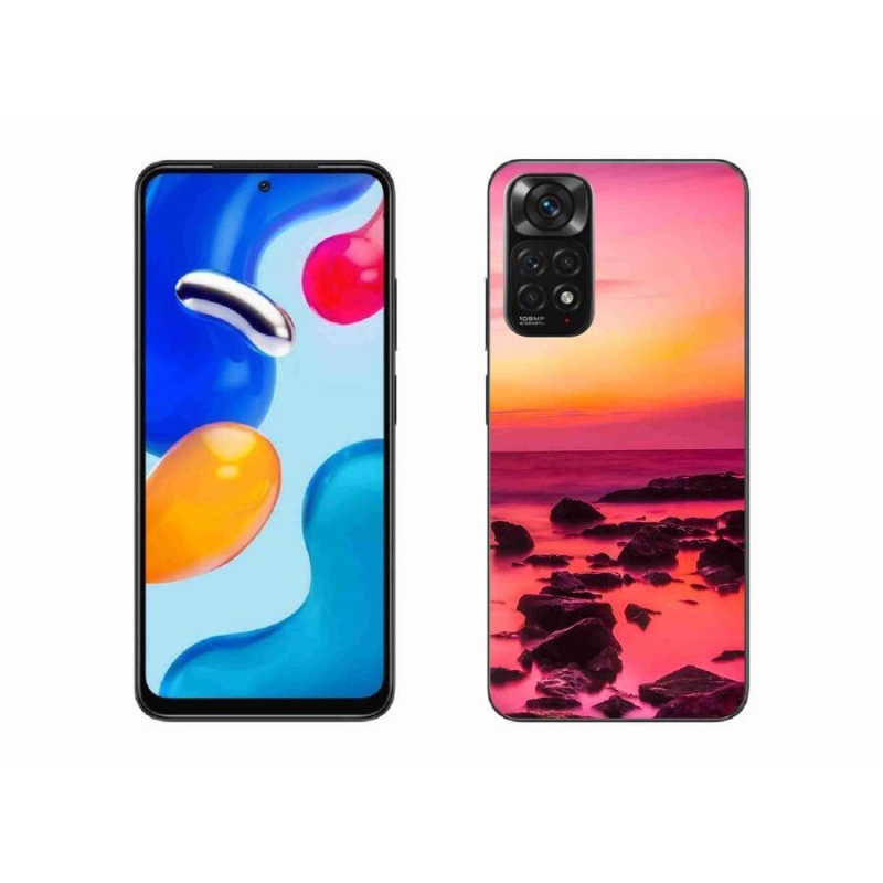 Gelový kryt mmCase na mobil Xiaomi Redmi Note 11S 4G - moře a záře