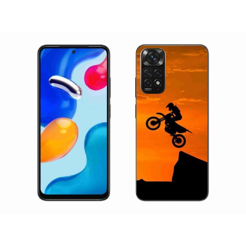 Gelový kryt mmCase na mobil Xiaomi Redmi Note 11S 4G - motocross