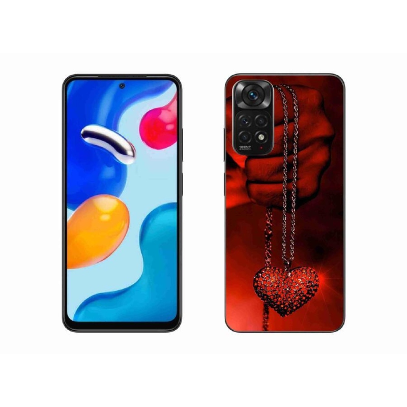 Gelový kryt mmCase na mobil Xiaomi Redmi Note 11S 4G - náhrdelník