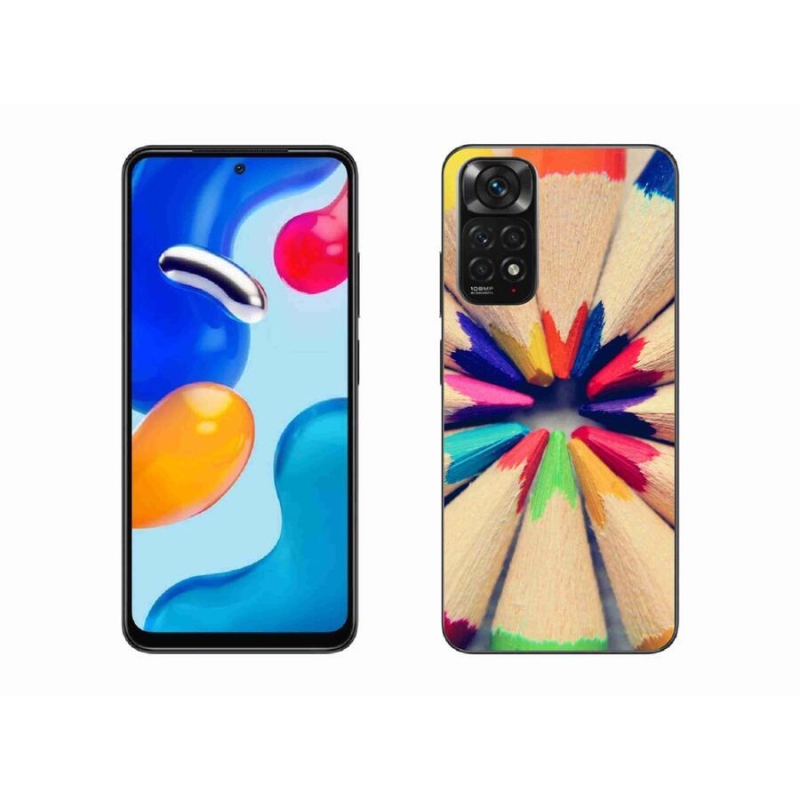 Gelový kryt mmCase na mobil Xiaomi Redmi Note 11S 4G - pastelky