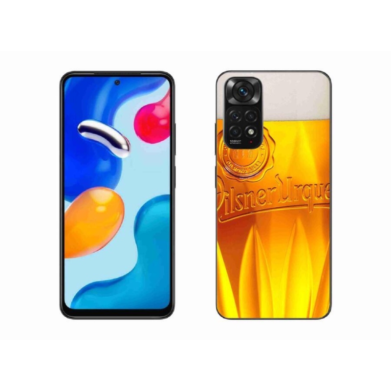Gelový kryt mmCase na mobil Xiaomi Redmi Note 11S 4G - pivo