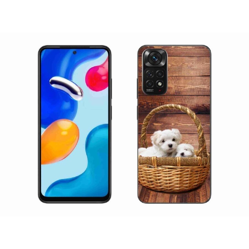 Gelový kryt mmCase na mobil Xiaomi Redmi Note 11S 4G - štěňátka