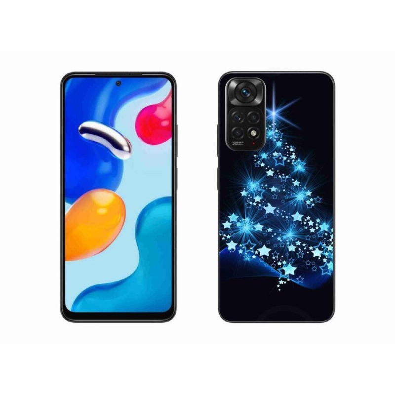 Gelový kryt mmCase na mobil Xiaomi Redmi Note 11S 4G - vánoční stromek
