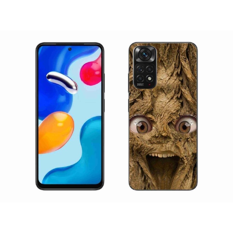 Gelový kryt mmCase na mobil Xiaomi Redmi Note 11S 4G - veselý strom s očima