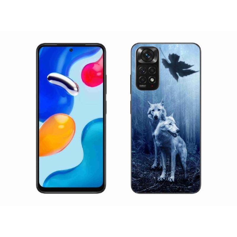 Gelový kryt mmCase na mobil Xiaomi Redmi Note 11S 4G - vlci v lese