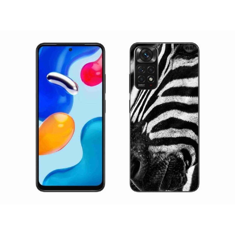 Gelový kryt mmCase na mobil Xiaomi Redmi Note 11S 4G - zebra