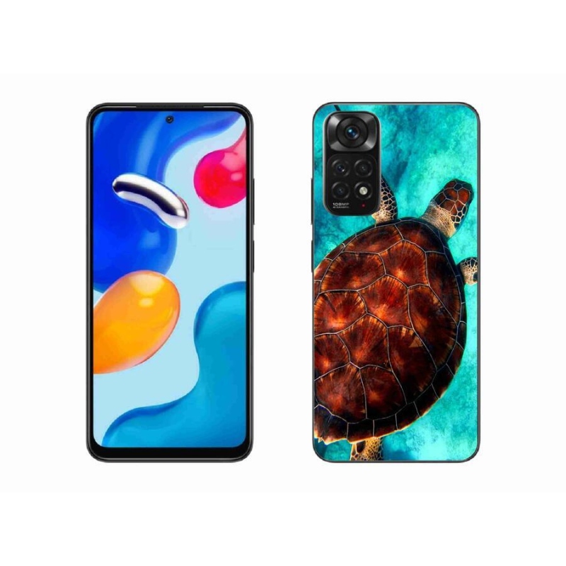 Gelový kryt mmCase na mobil Xiaomi Redmi Note 11S 4G - želva