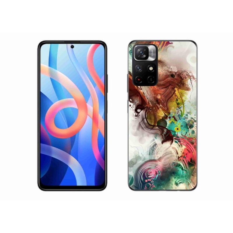 Gelový kryt mmCase na mobil Xiaomi Redmi Note 11S 5G - abstrakt 1