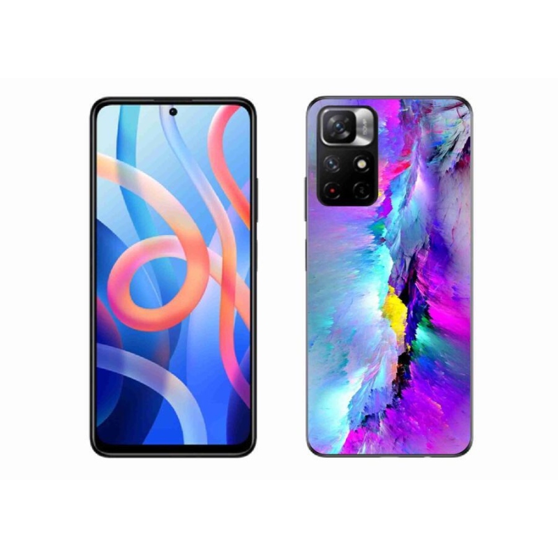 Gelový kryt mmCase na mobil Xiaomi Redmi Note 11S 5G - abstrakt