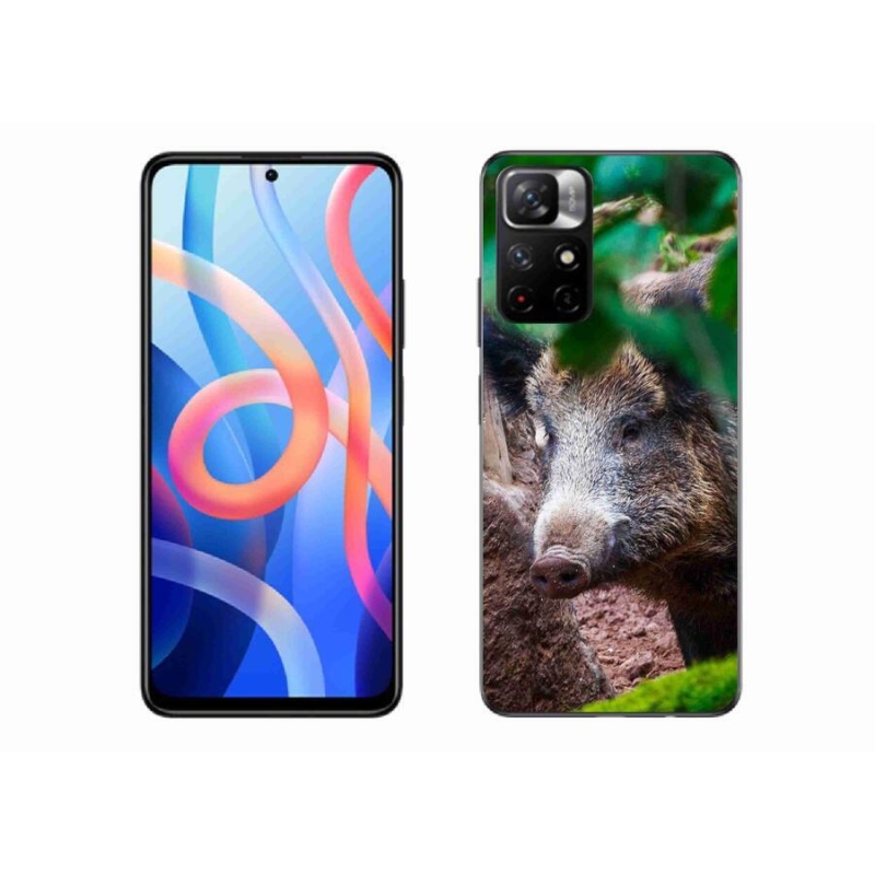 Gelový kryt mmCase na mobil Xiaomi Redmi Note 11S 5G - divoké prase