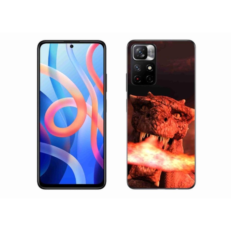 Gelový kryt mmCase na mobil Xiaomi Redmi Note 11S 5G - drak