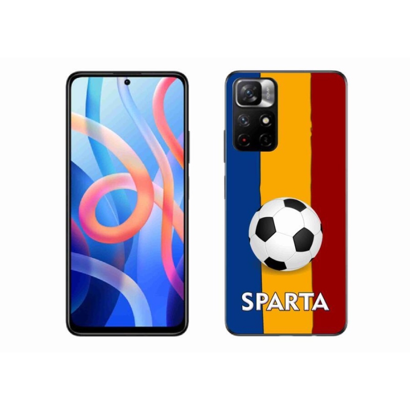 Gelový kryt mmCase na mobil Xiaomi Redmi Note 11S 5G - fotbal 1