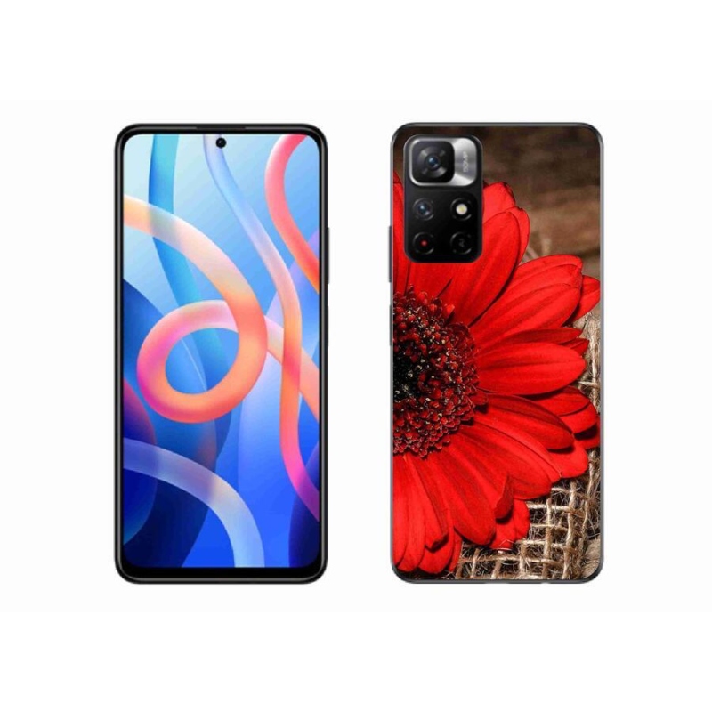 Gelový kryt mmCase na mobil Xiaomi Redmi Note 11S 5G - gerbera