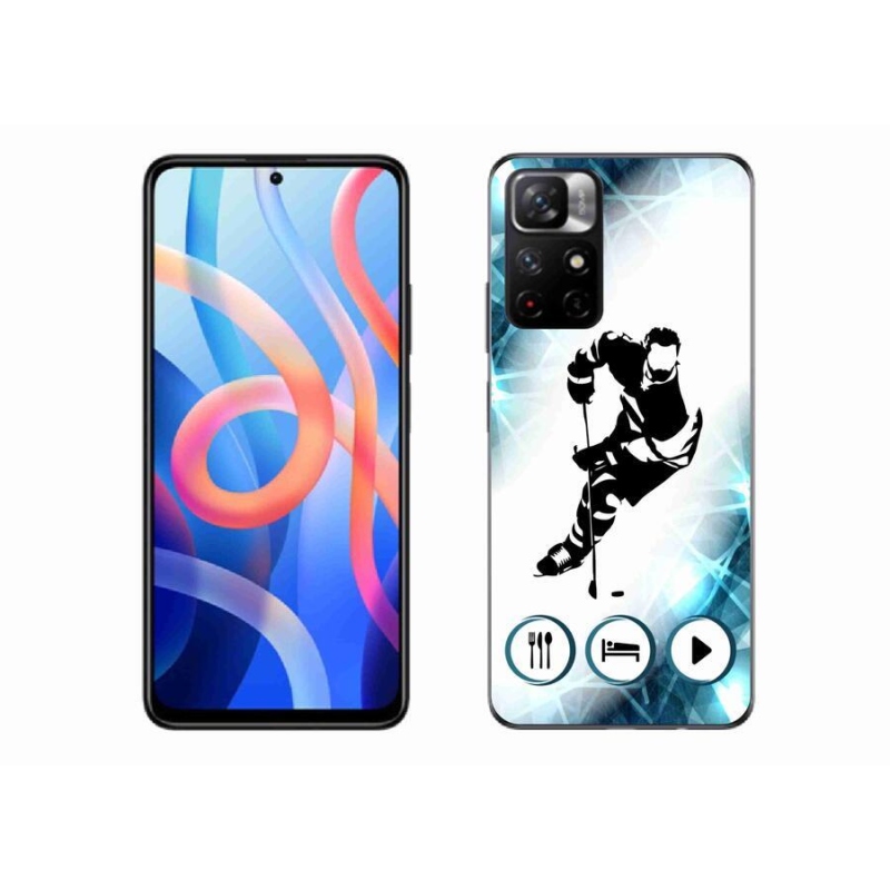 Gelový kryt mmCase na mobil Xiaomi Redmi Note 11S 5G - hokej 1