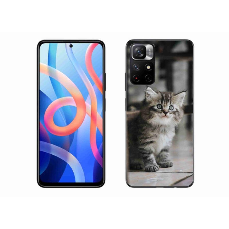 Gelový kryt mmCase na mobil Xiaomi Redmi Note 11S 5G - koťátko