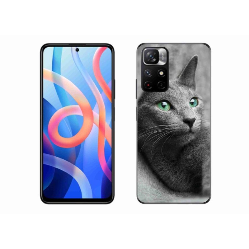 Gelový kryt mmCase na mobil Xiaomi Redmi Note 11S 5G - kočka 2