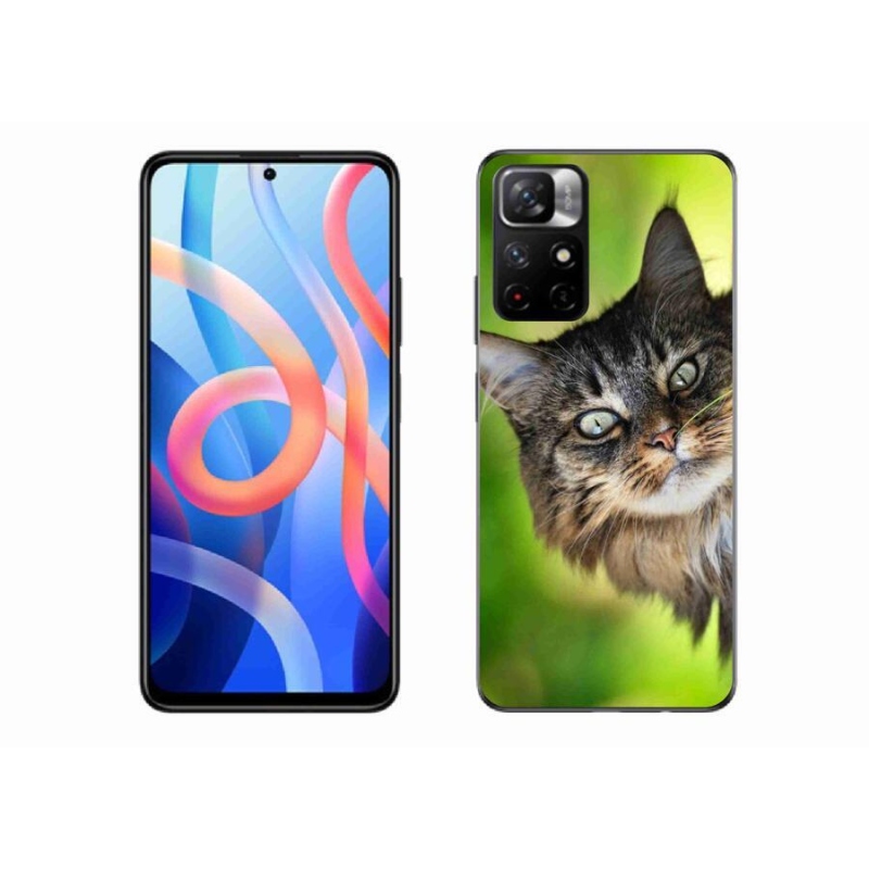 Gelový kryt mmCase na mobil Xiaomi Redmi Note 11S 5G - kočka 3