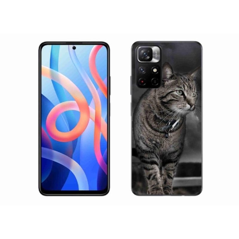 Gelový kryt mmCase na mobil Xiaomi Redmi Note 11S 5G - kočka