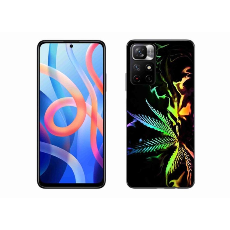 Gelový kryt mmCase na mobil Xiaomi Redmi Note 11S 5G - konopí 2