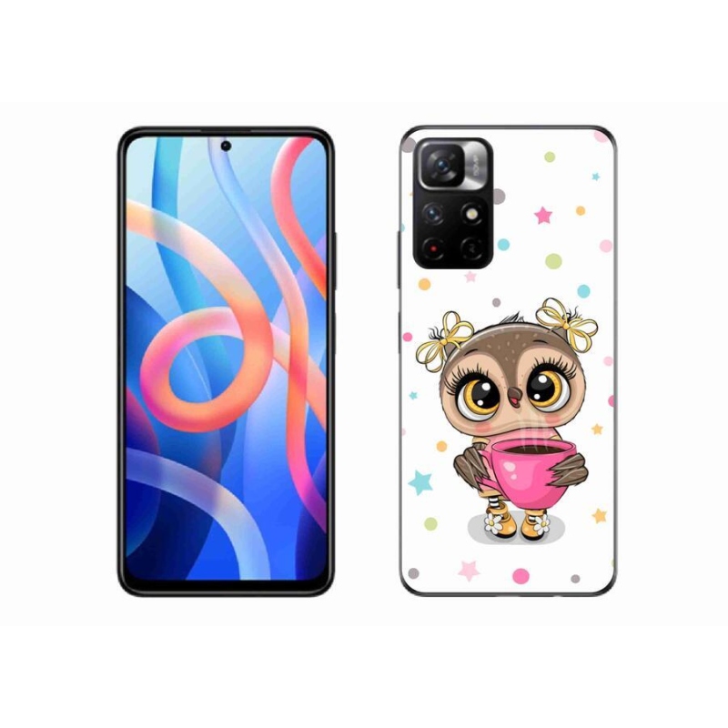 Gelový kryt mmCase na mobil Xiaomi Redmi Note 11S 5G - kreslená sovička